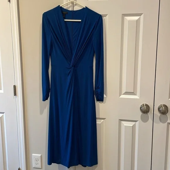 Escada Midi Blue Dress Escada Midi Blue Dress